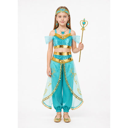 Princess Jasmine Halloween Costume with Accessories main product view