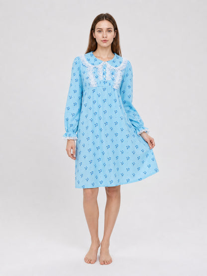 Peter Pan Collar and Lace Blouse for Cosplay on-model view