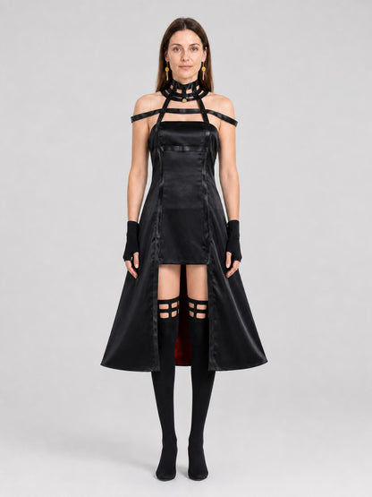 Yor Forger Spy x Family Cosplay Dress with Accessories on-model view