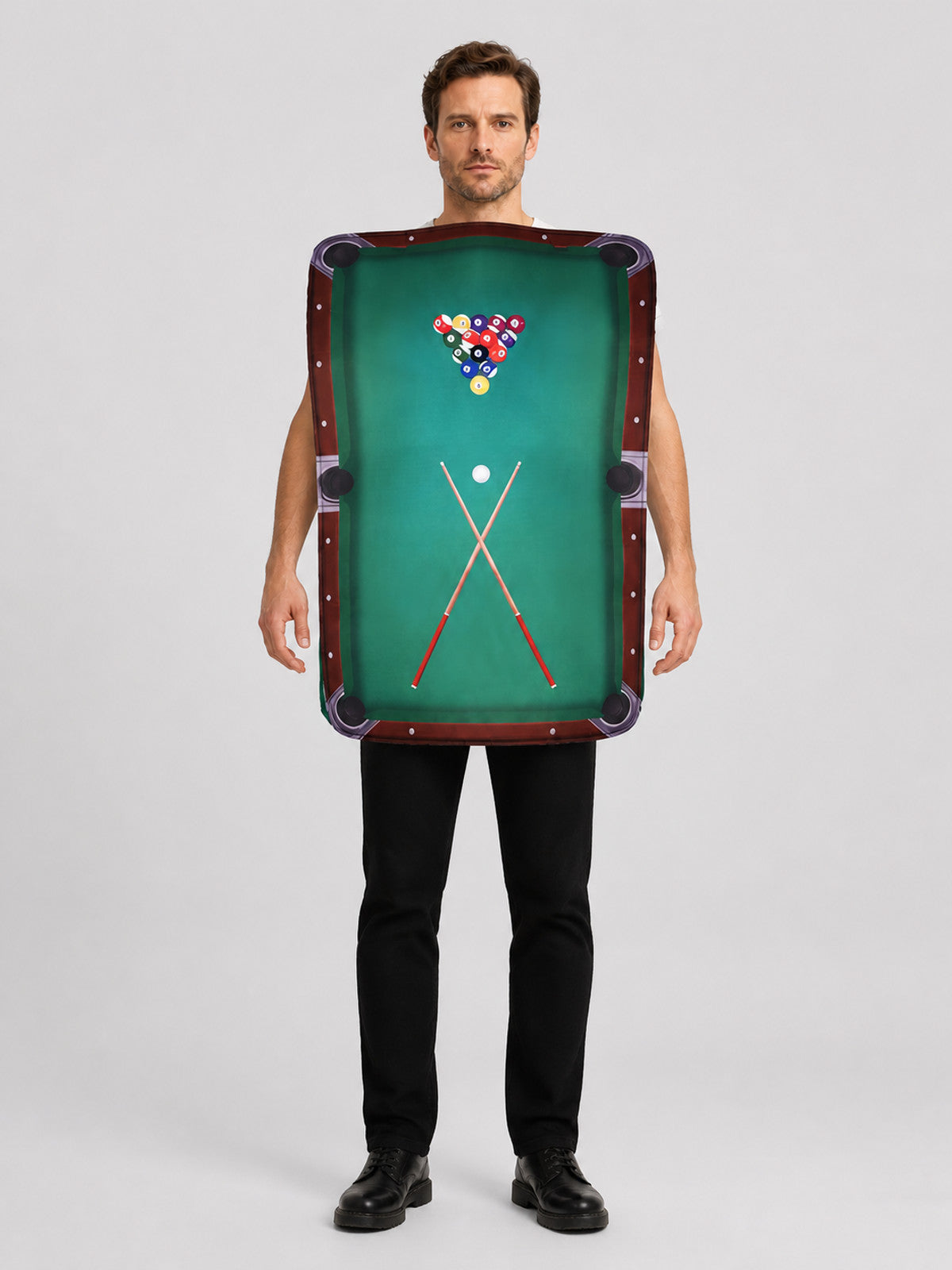 Pool Table Jumpsuit Costume for Cosplay on-model view