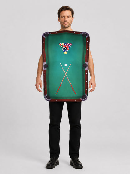 Pool Table Jumpsuit Costume for Cosplay on-model view