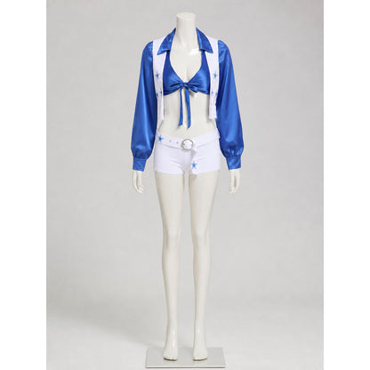 Stage Costume: Cropped Jacket, Top, and Shorts