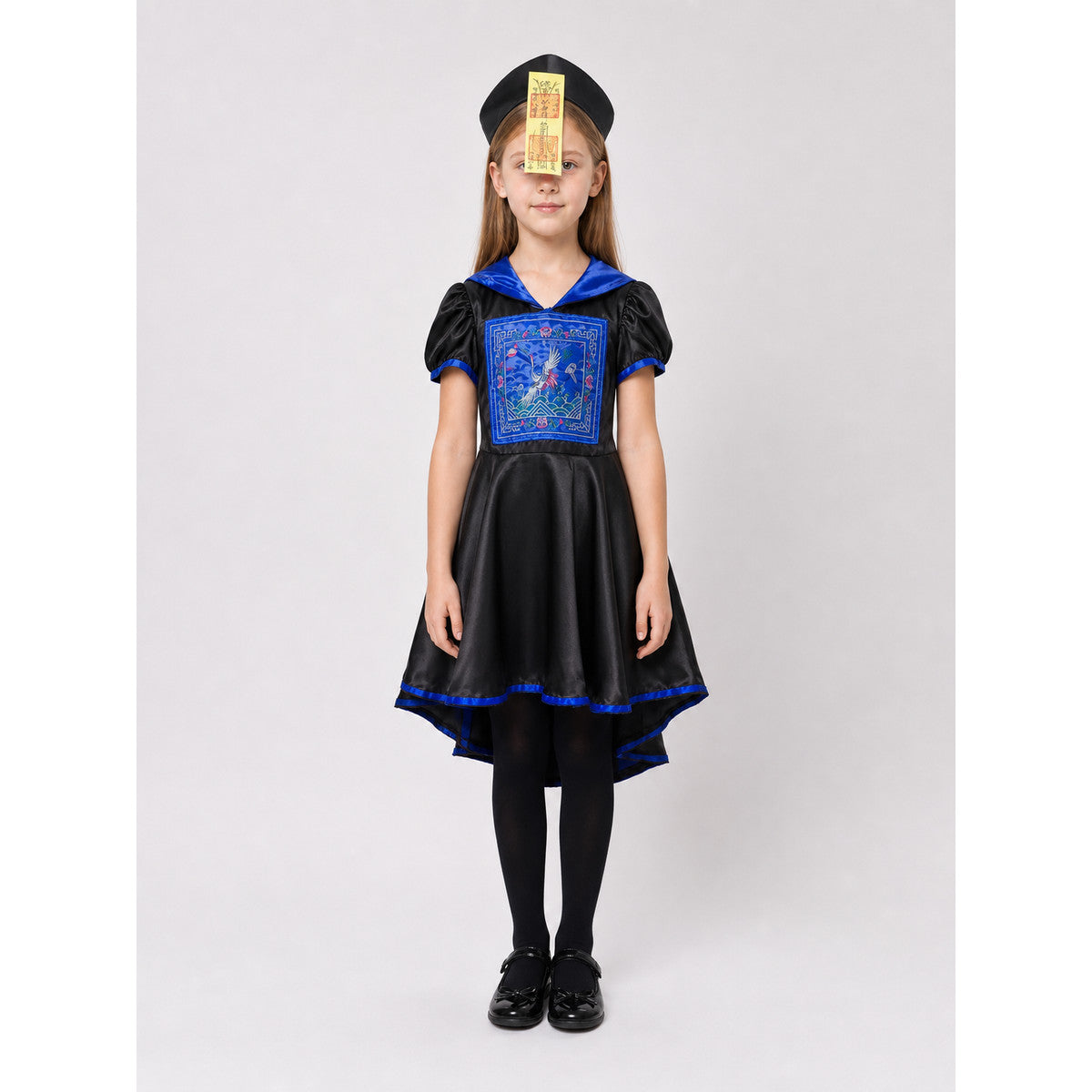 Zombie Cosplay Dress Costume with Ruffles