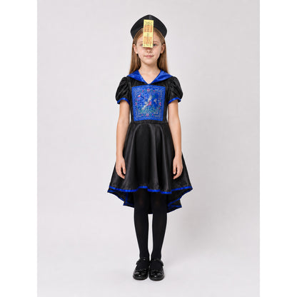 Zombie Cosplay Dress Costume with Ruffles