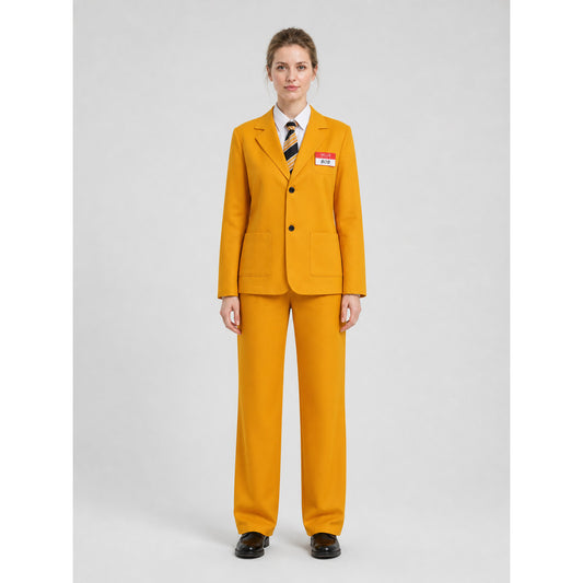 Bob Character Costume: Jacket, Pants, and Shirt on-model view