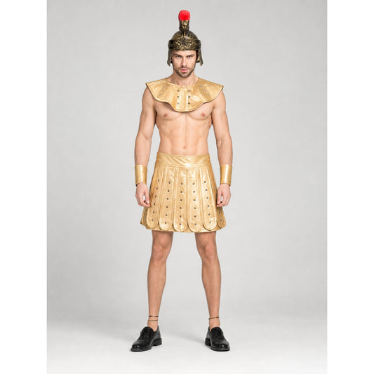 Spartan Warrior Costume with Helmet