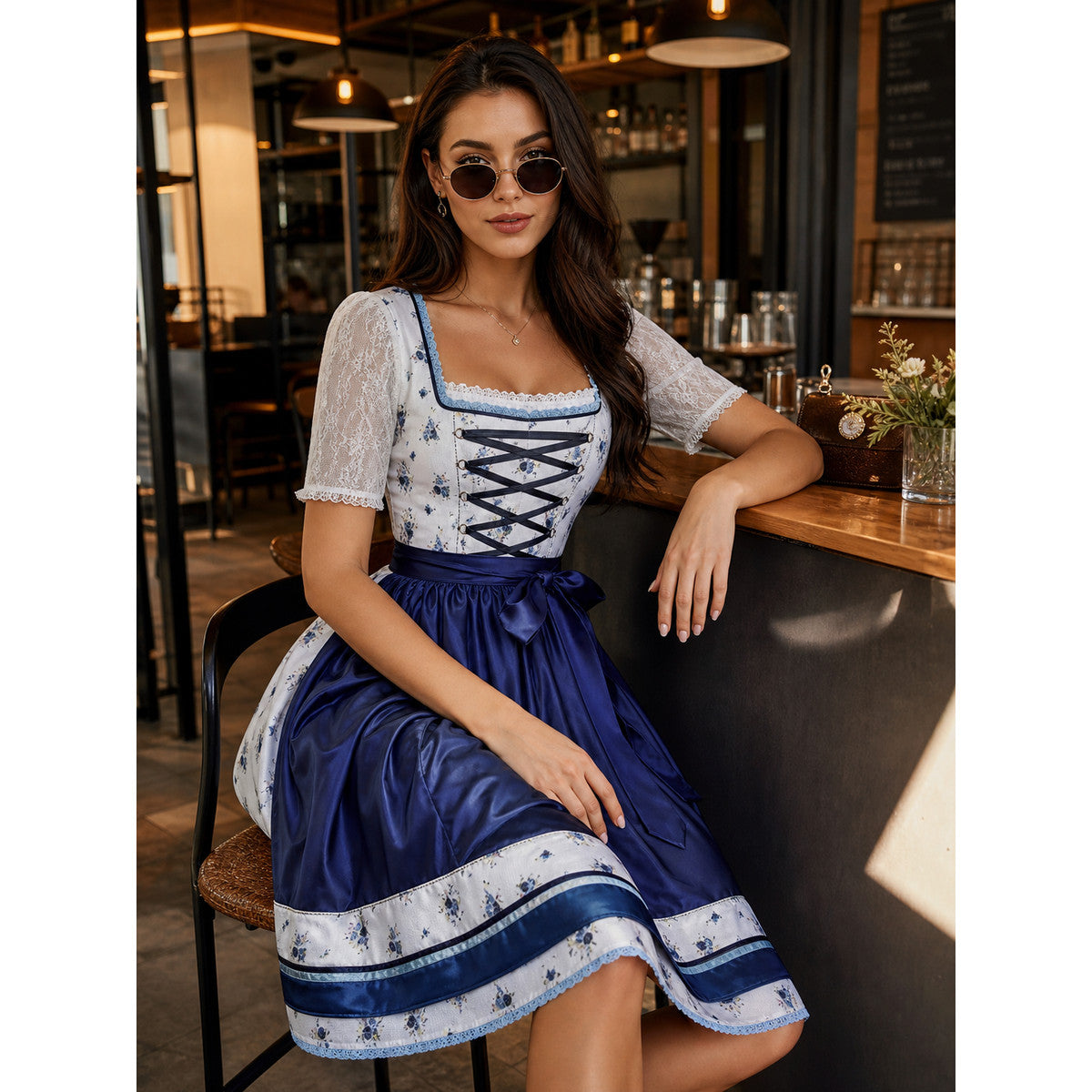 Bavarian-Style Carnival Dress for Oktoberfest