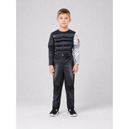 This superhero-style costume set is designed for eye-catching looks, role-play, and costume events. The set includes a one-piece jumpsuit with long sleeves and a mask or headpiece that covers the eye area. The design features an expressive 