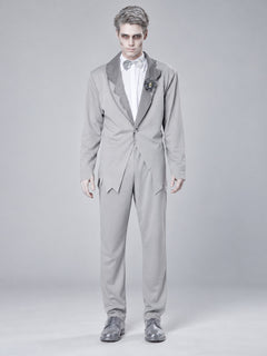 Vampire Costume: Light Jacket, Pants, Bow Tie