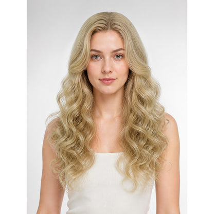 Light Golden Wavy Carnival Wig for Halloween main product view