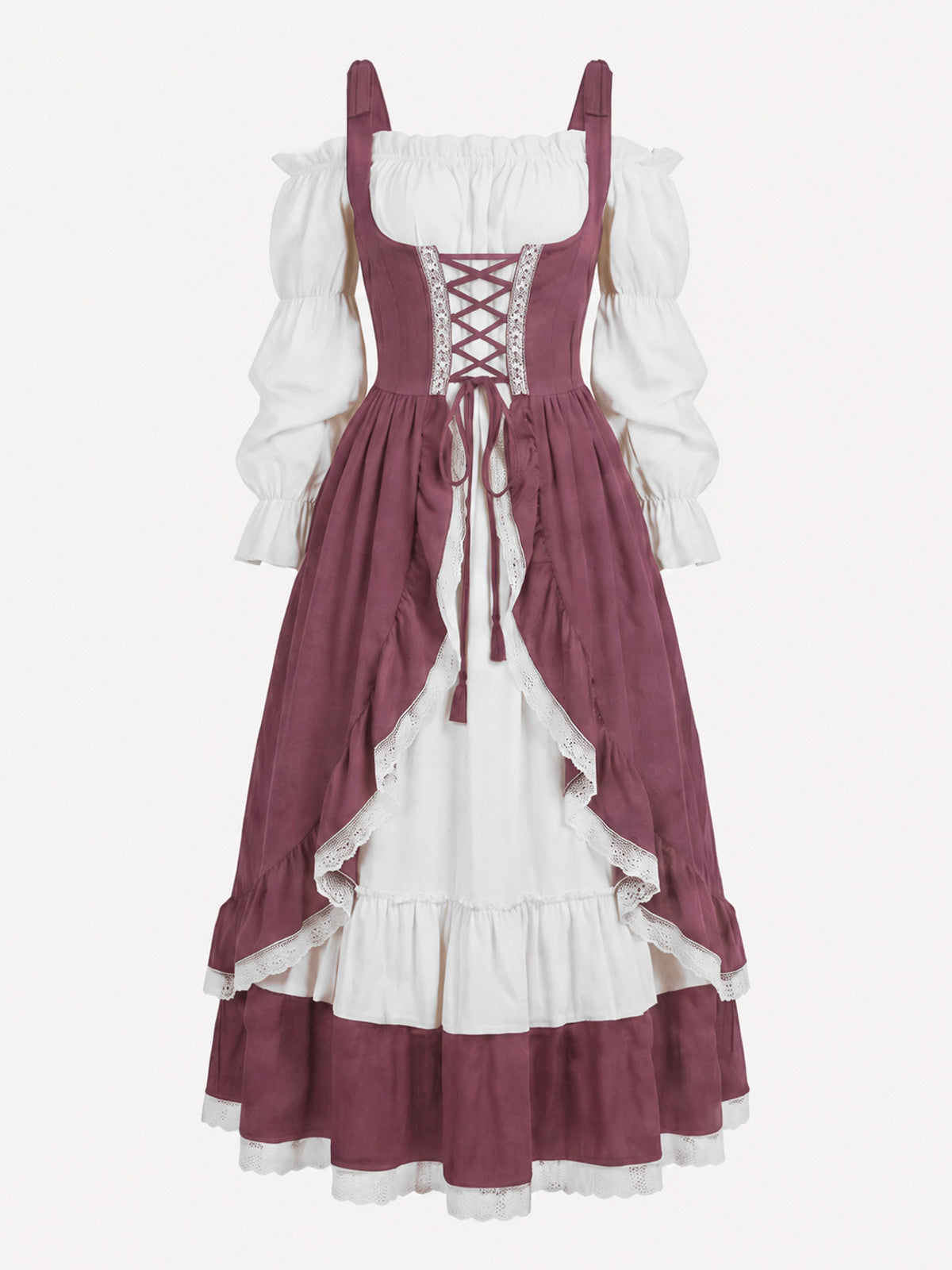 Victorian Dress with Corset Lacing main product view