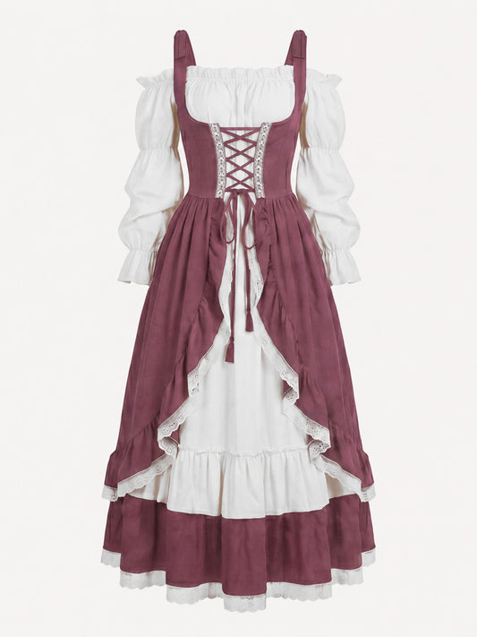 Victorian Dress with Corset Lacing main product view