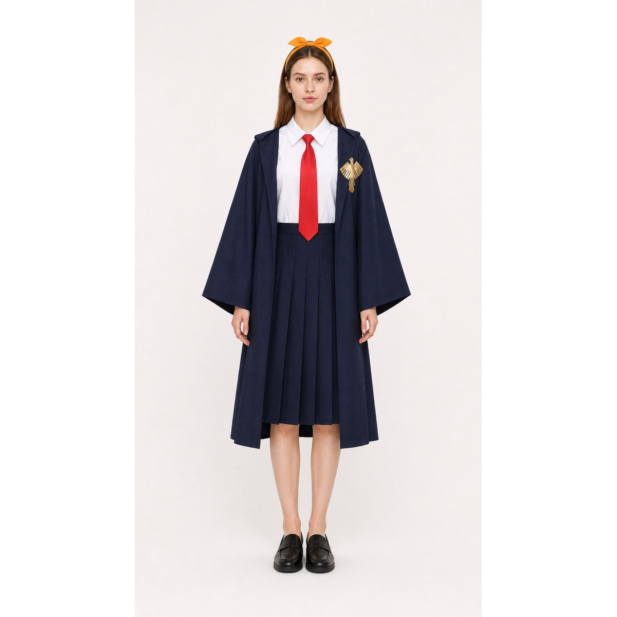 Mashle Anime Cosplay Costume, Dark Blue Robe with Accessories main product view