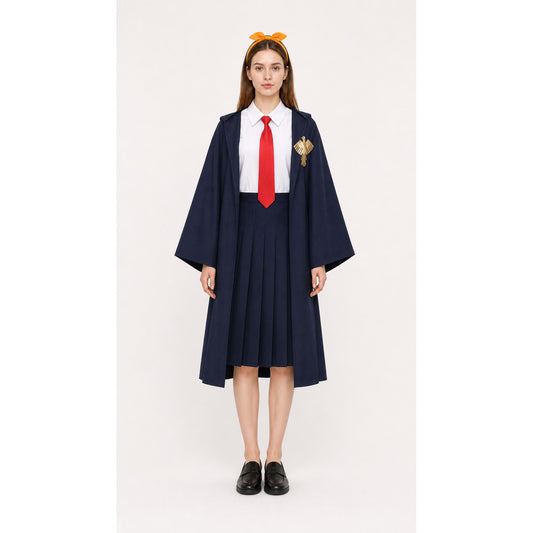 Mashle Anime Cosplay Costume, Dark Blue Robe with Accessories main product view