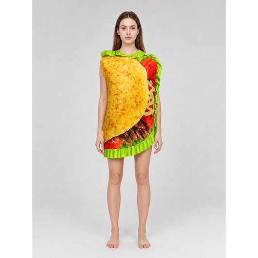 Halloween Taco Costume Tunic on-model view