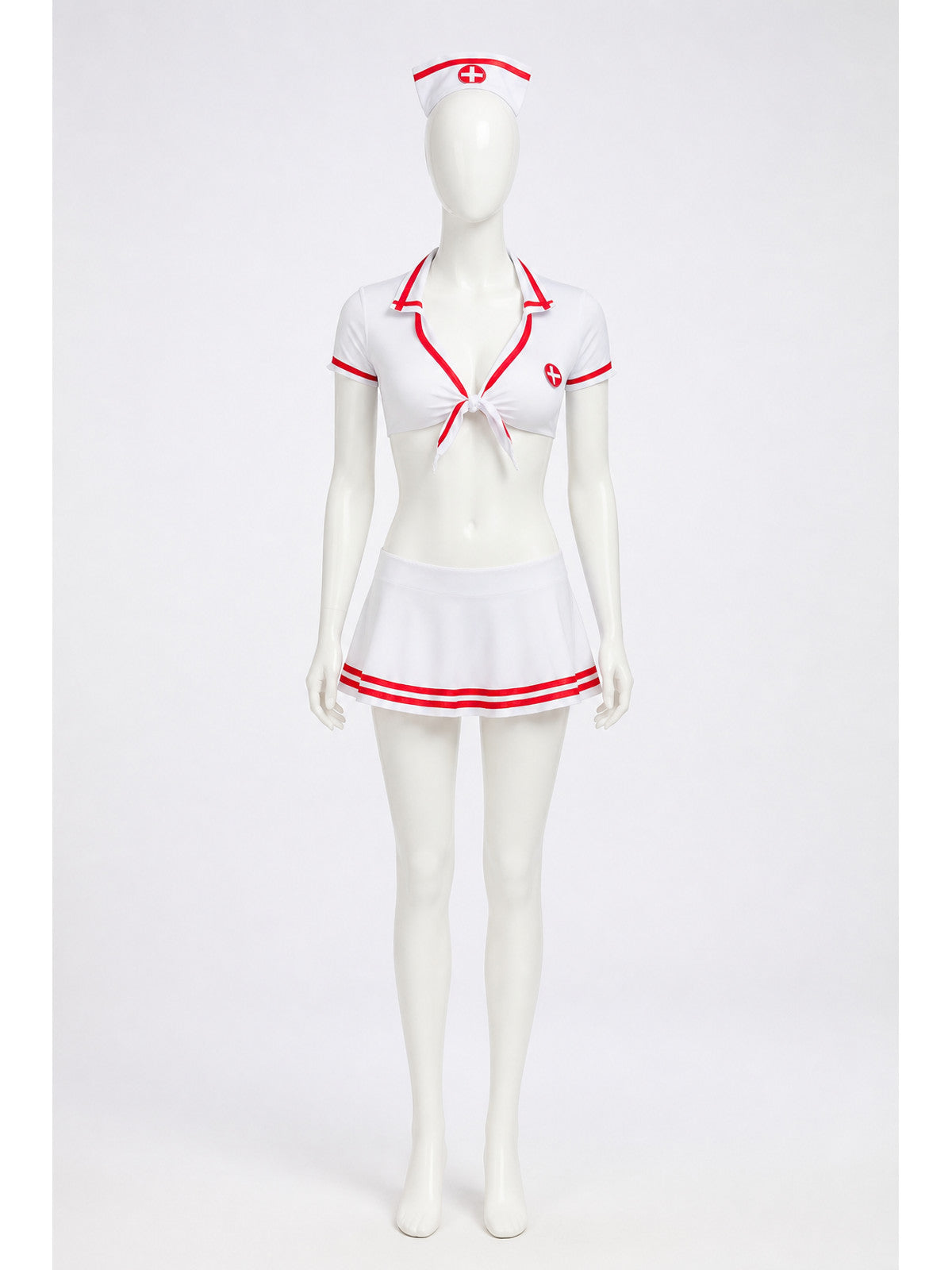 Medical Costume with Red Cross and Ties main product view