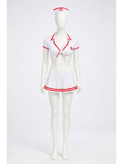 Medical Costume with Red Cross and Ties