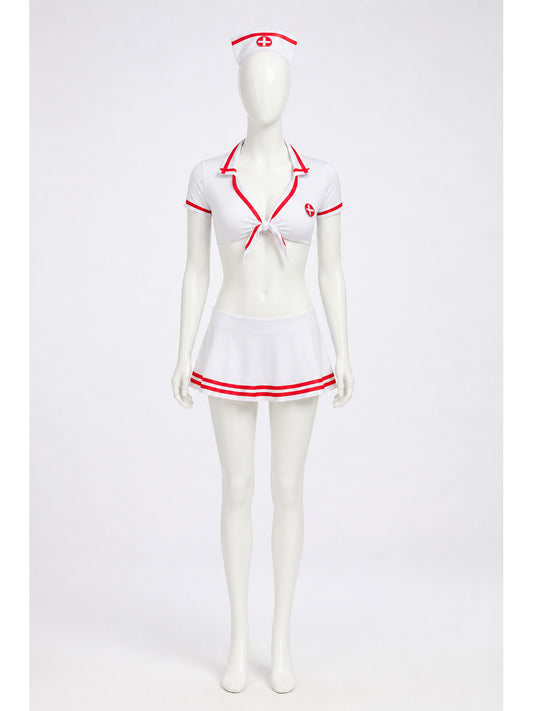 Medical Costume with Red Cross and Ties main product view