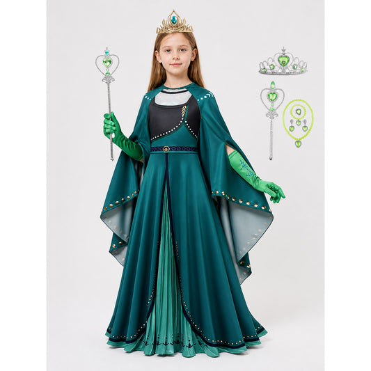 Turquoise Princess Costume for Halloween main product view