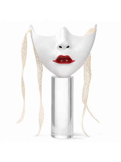 Red Lip Half-face COS Beauty Props Decoration Collection Half-face Decoration main product view