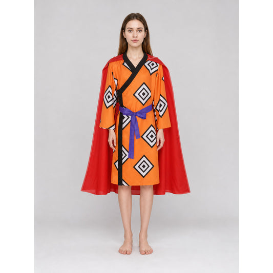 One Piece Jinbe Cosplay Costume with Cape