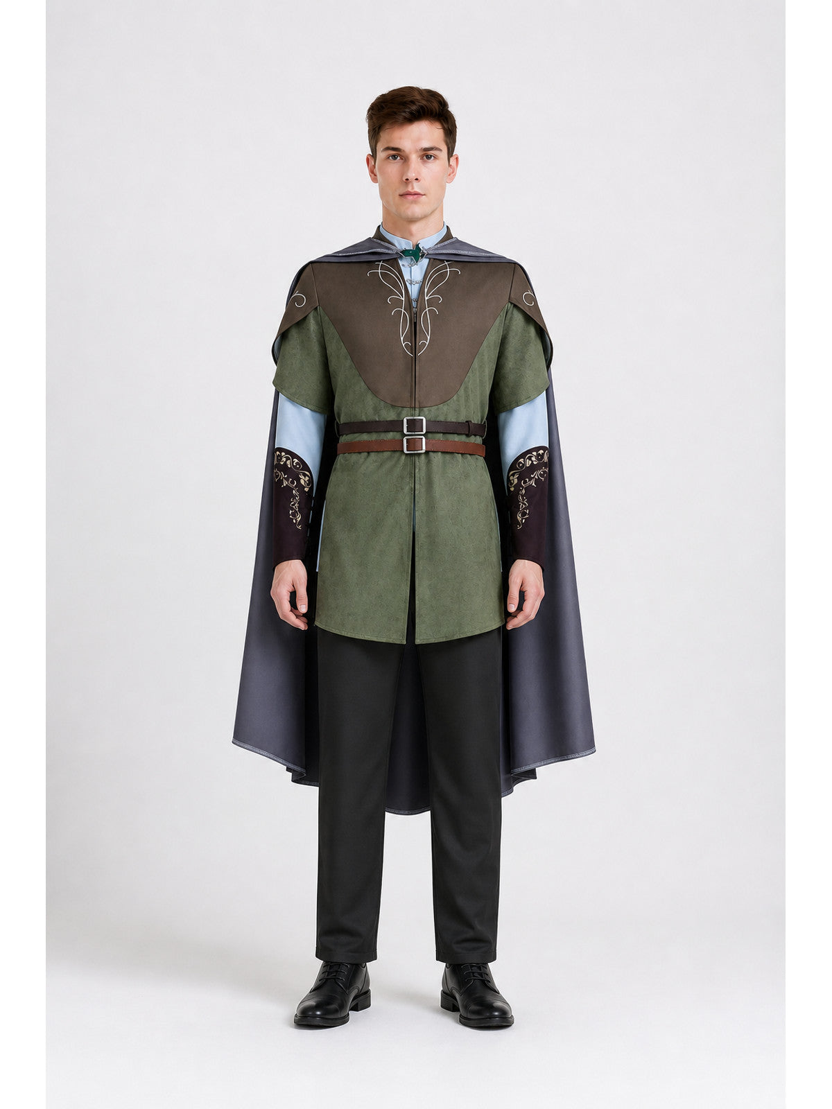 Legolas Cosplay Costume with Cape and Belts main product view
