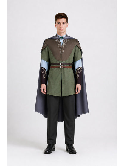 Legolas Cosplay Costume with Cape and Belts main product view
