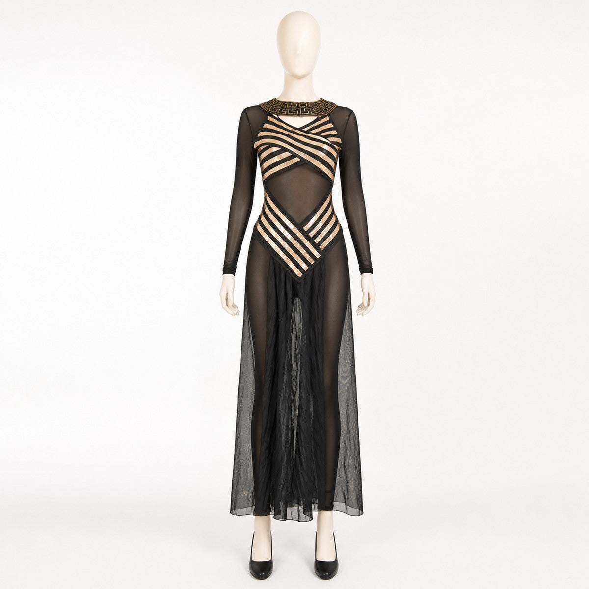 Stage Costume with Long Sleeves and Skirt