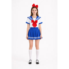 Children’s Sailor Costume with Bow and Stripes