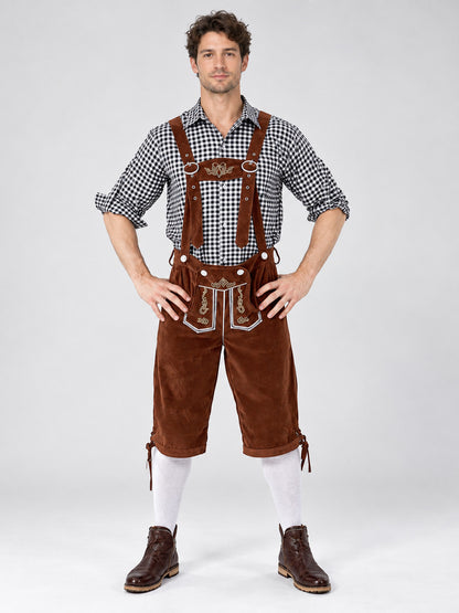 Oktoberfest Costume: Plaid Shirt and Breeches Shorts
