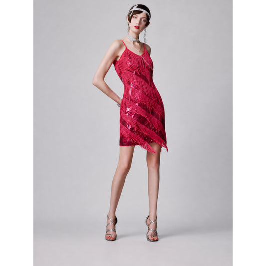 1920s-Style Fringe Party Dress