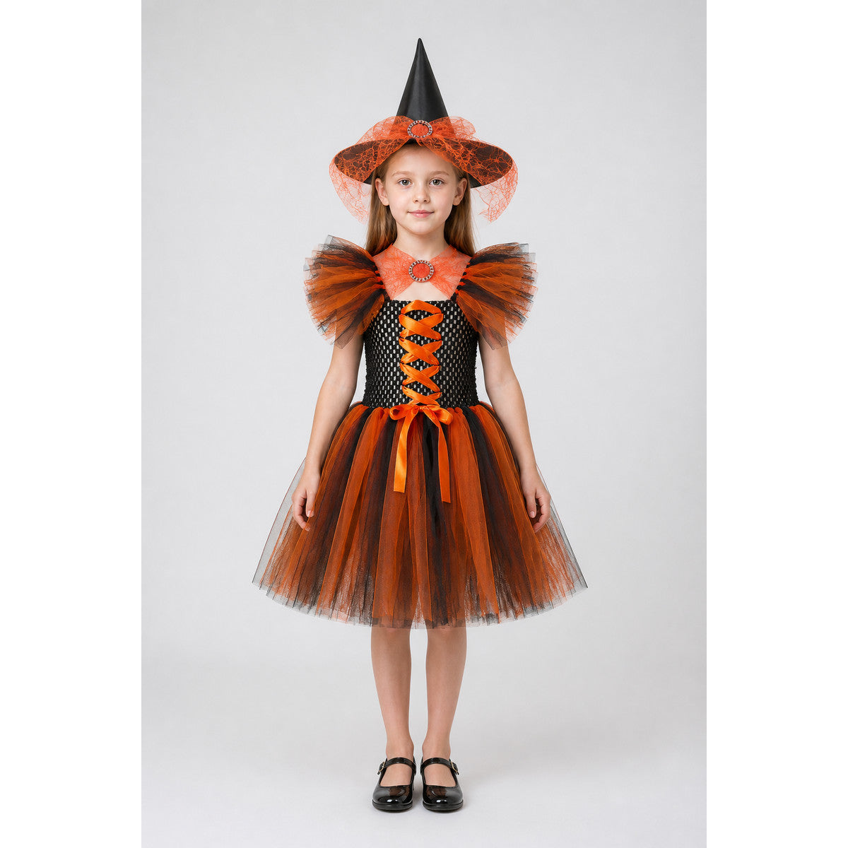 Witch Costume with Full Skirt, Hat, and Cape main product view