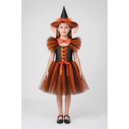 Witch Costume with Full Skirt, Hat, and Cape main product view