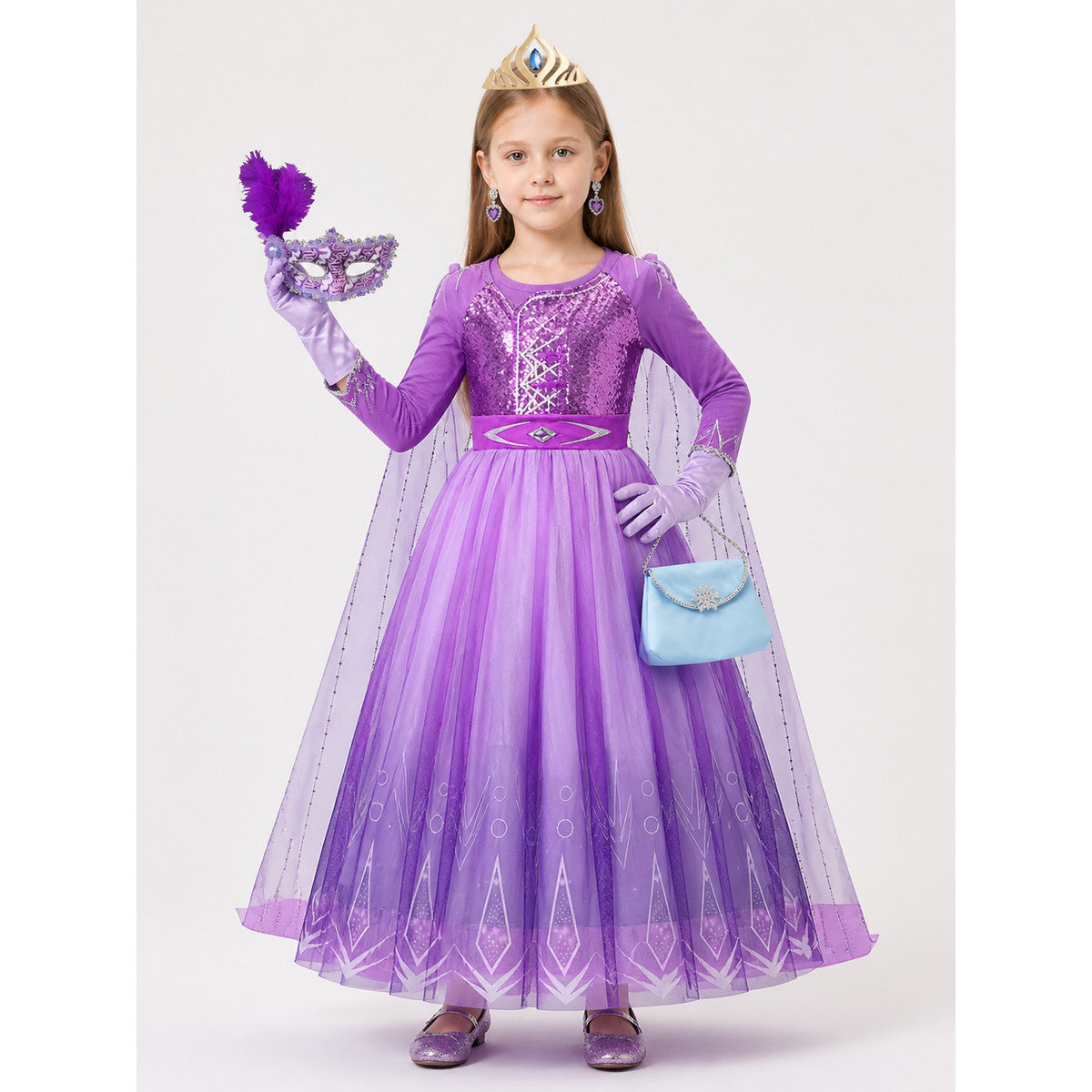 Purple Carnival Costume for Halloween and Cosplay