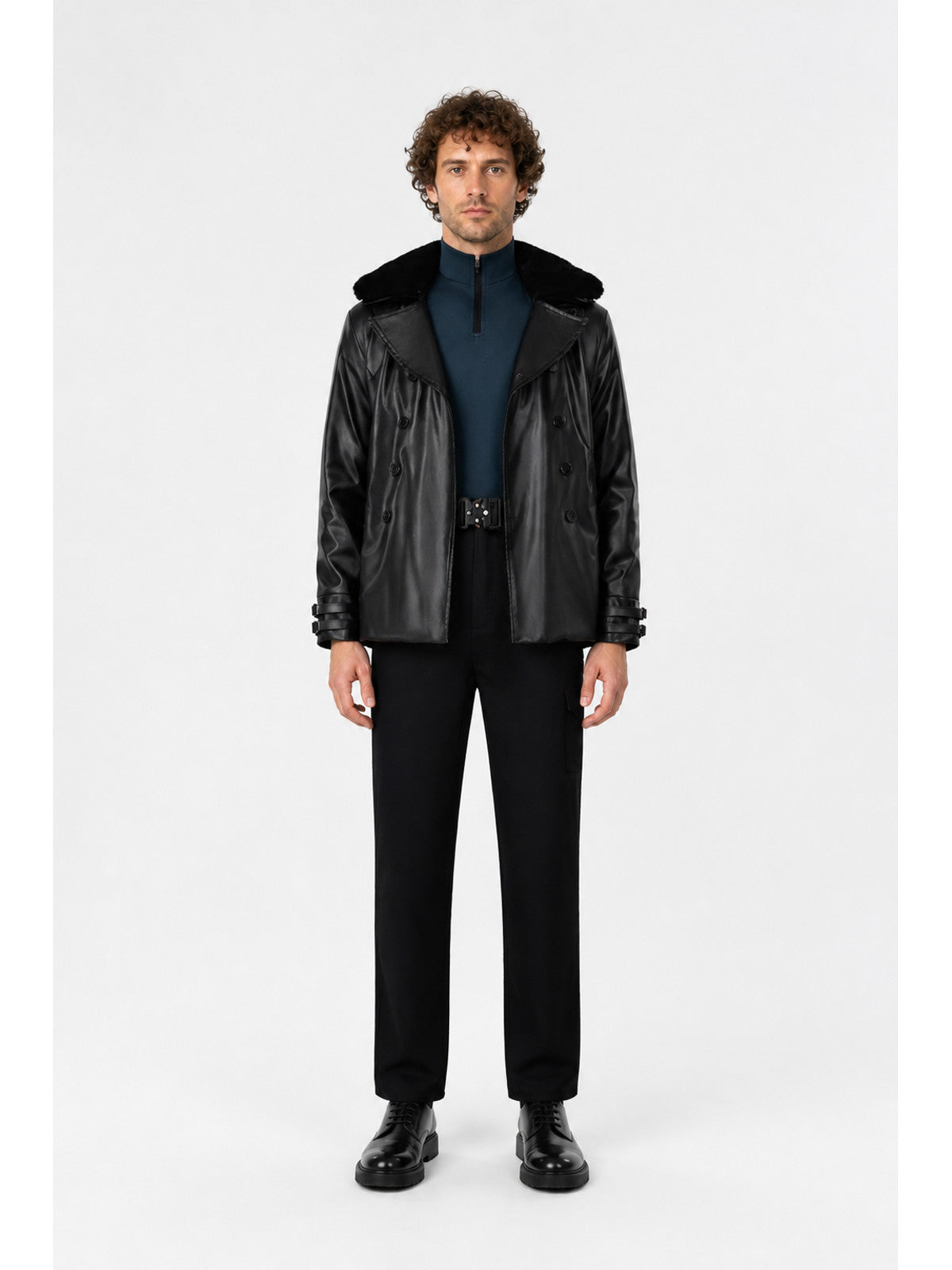 Cosplay Costume with Jacket, Turtleneck, and Pants main product view