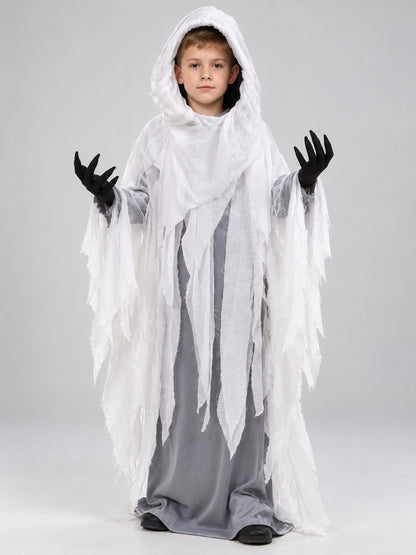Children’s Ghostly Reaper Costume on-model view