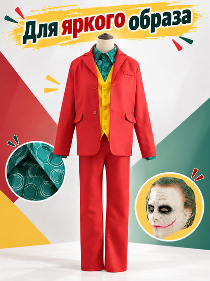 Costume Set: Blazer, Vest, Shirt, and Pants
