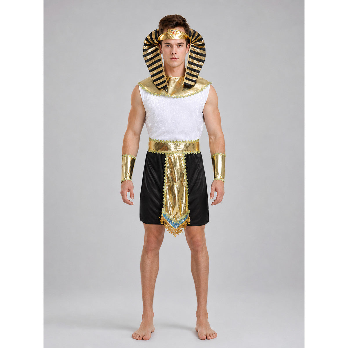 Ancient Egyptian-Style Pharaoh Costume for Parties