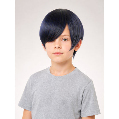 Dark Blue-Purple Carnival Wig for Cosplay main product view