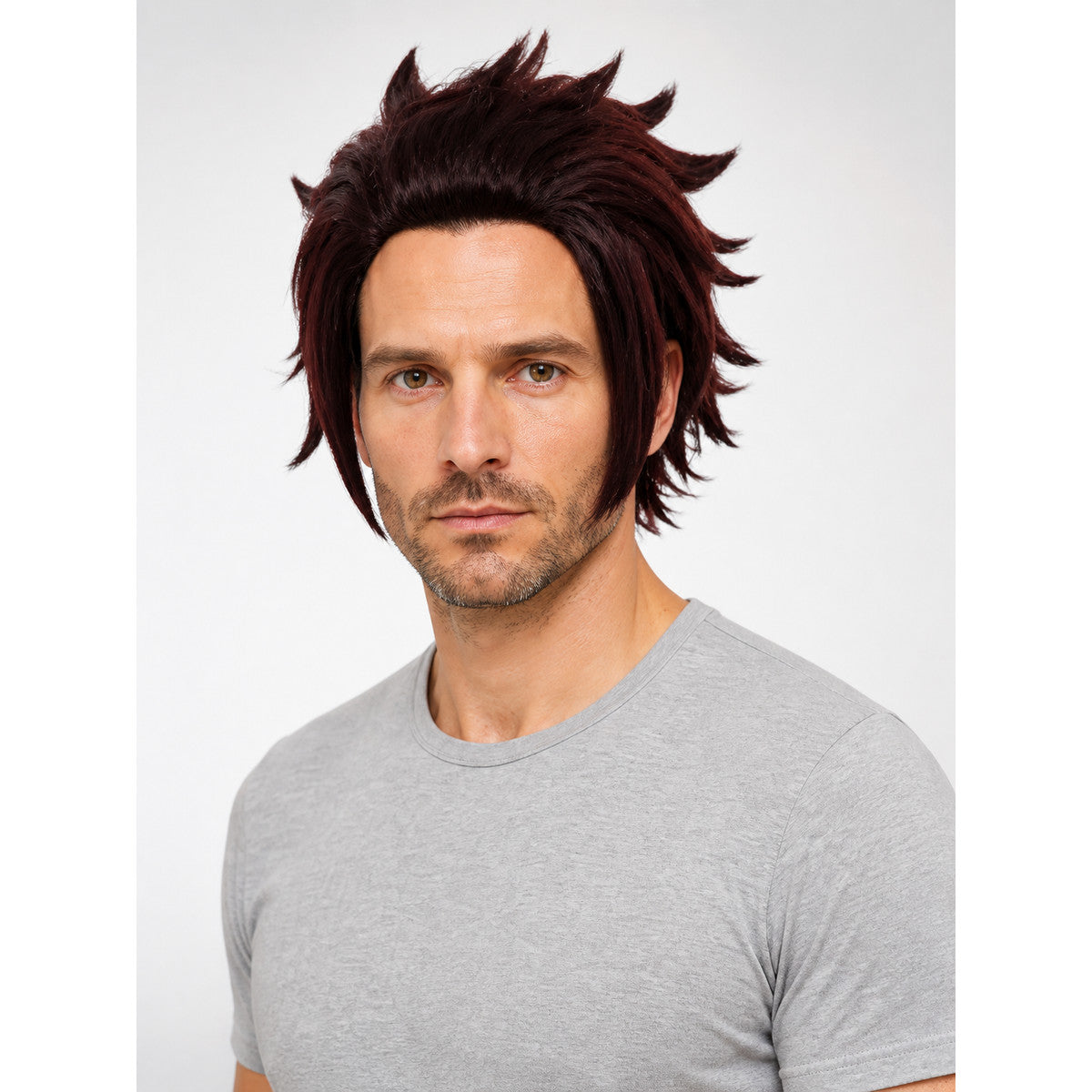 Red-Brown Carnival Wig for Halloween and Cosplay main product view