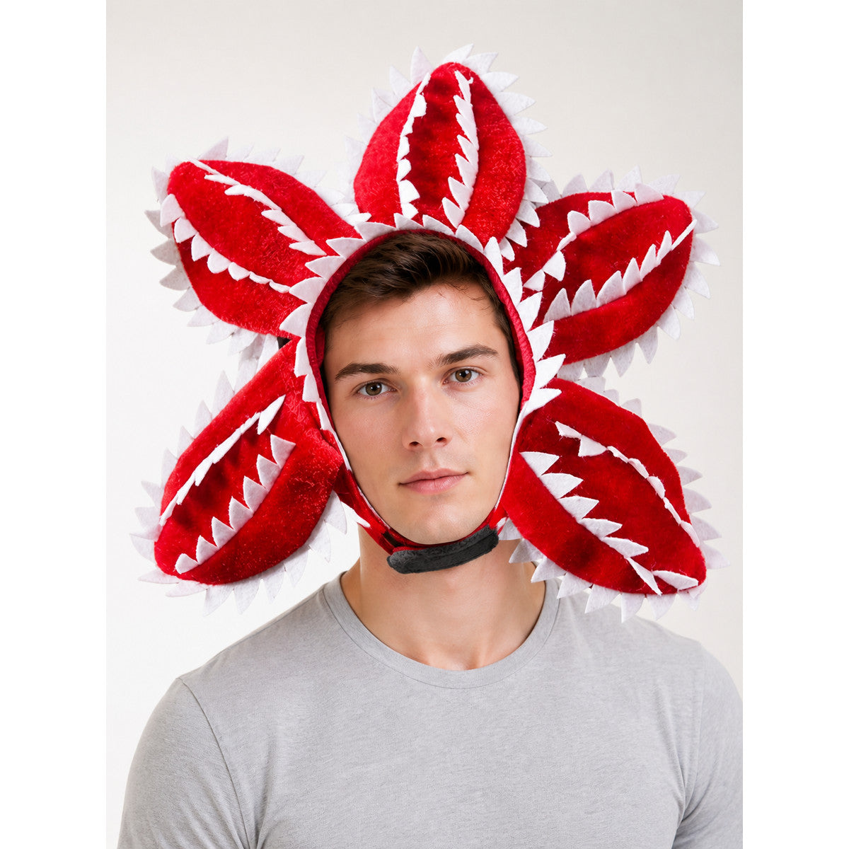 Floral Carnival Pet Hat with Teeth for Halloween main product view