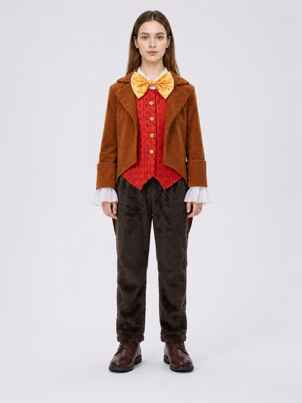 Alice in Wonderland Rabbit Costume for Cosplay on-model view