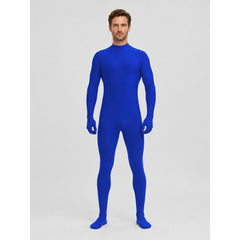 Bodysuit with a high collar and covered hands and feet