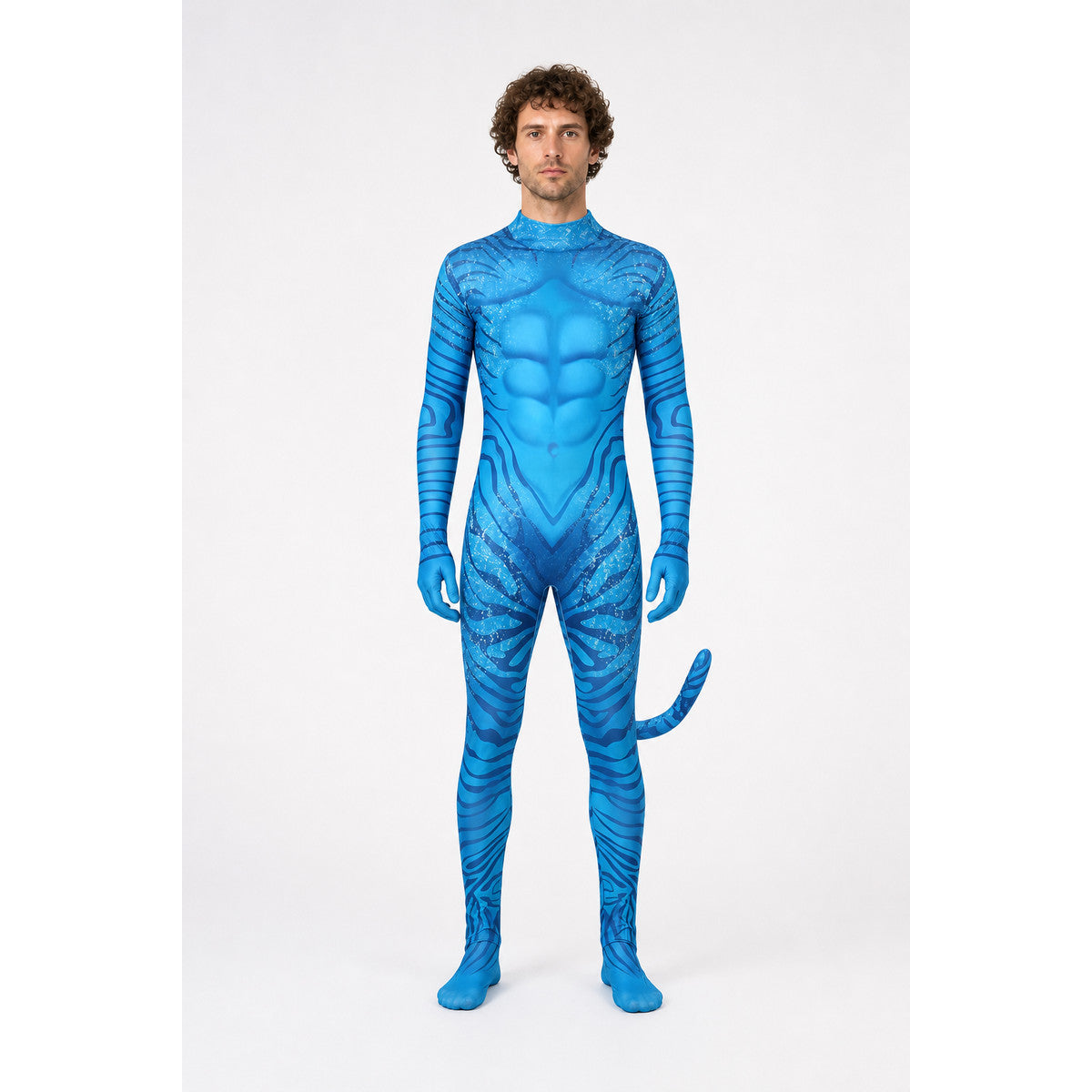Avatar Cosplay Jumpsuit with Tail main product view