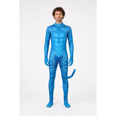Avatar Cosplay Jumpsuit with Tail