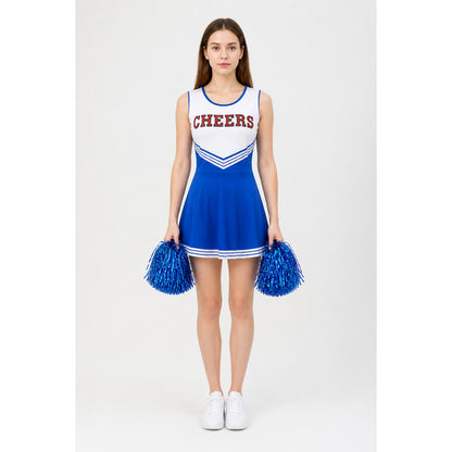 Cheerleading Costume, Dress with Pom-Poms