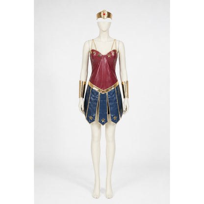 Cosplay costume with skirt, headband, and bracelets main product view