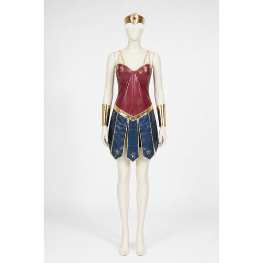 Cosplay costume with skirt, headband, and bracelets main product view