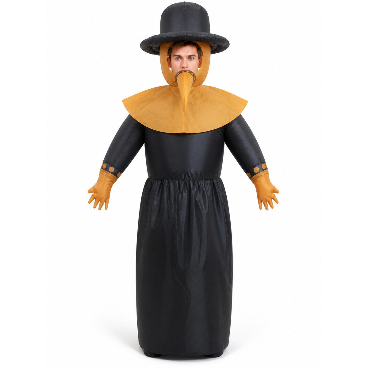 Inflatable Plague Doctor Costume front view