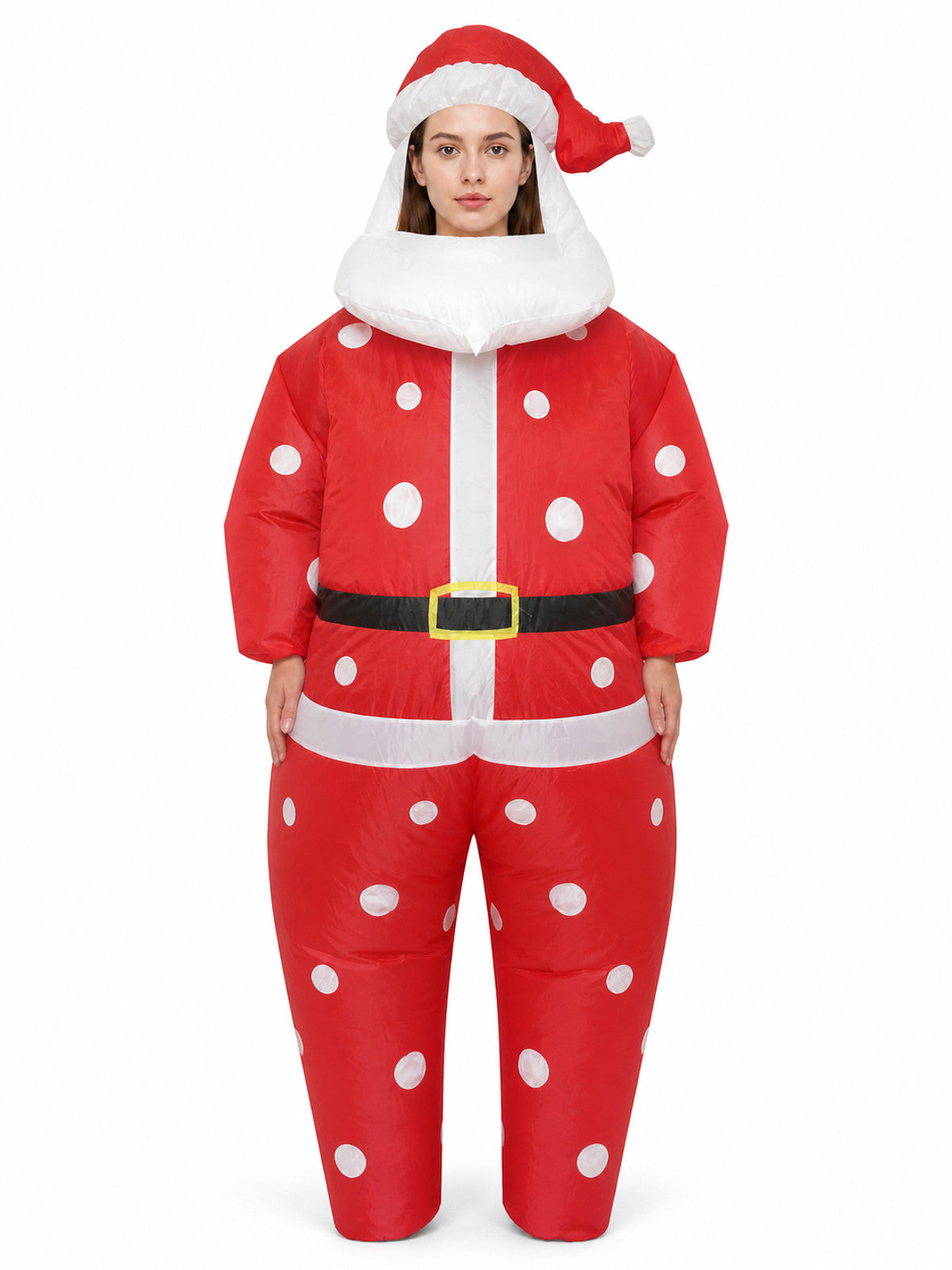 Inflatable Santa Claus Costume, Costume Party, One Size front view